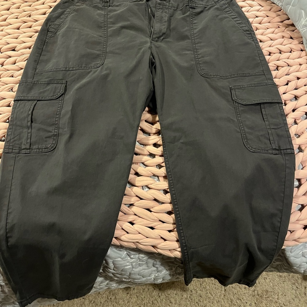 Old Navy Gray Straight Leg Pants